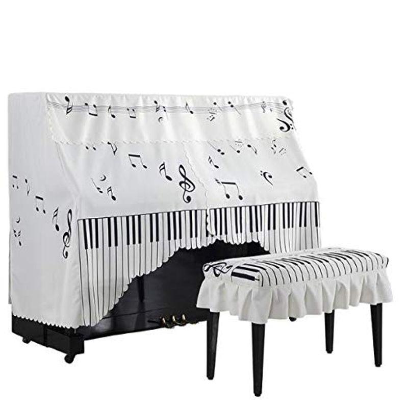 COSMOS_K ピアノカバー アップライトピアノ おしゃれ 北欧 フルカバー 布 電子ピアノ 防塵カバー 保護カバー 椅子カバーセット 直 ピアノカバー
