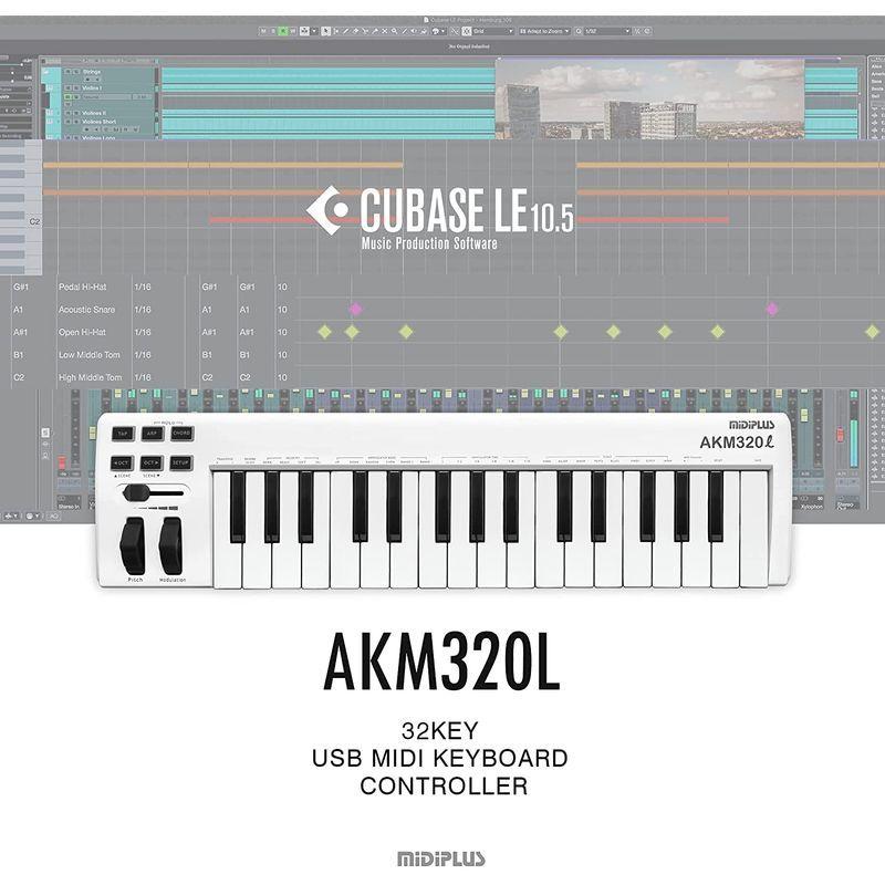 AKM320L Midiキーボードコントローラ DTM定番ソフト Cubase LE付｜takamaru01｜08