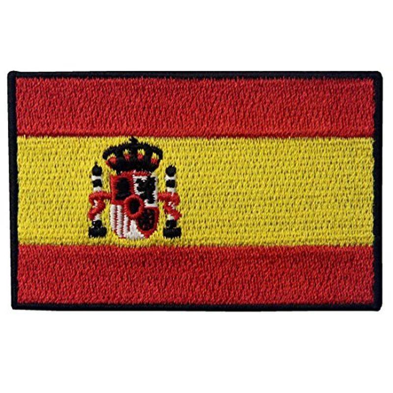 スペイン 国旗 紋章 スペイン語 アップリケ 刺繍入りアイロン貼り付け 縫い付けワッペン Takamaru 通販 Yahoo ショッピング
