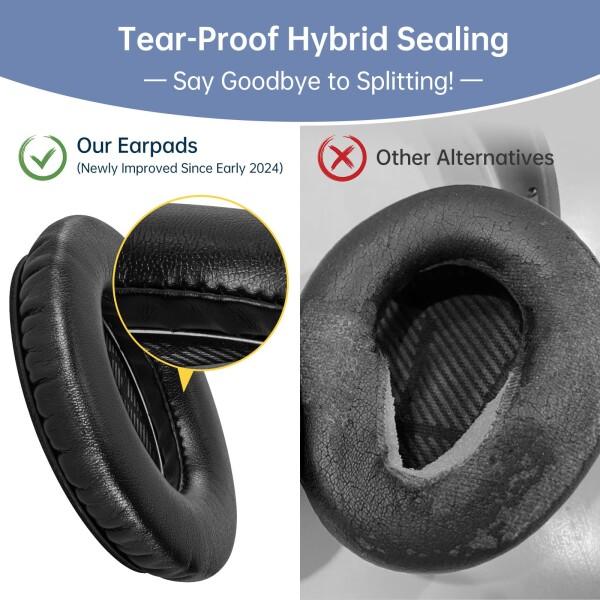 交換用イヤーパッド イヤークッション：Bose QuietComfort-15 (QC-15