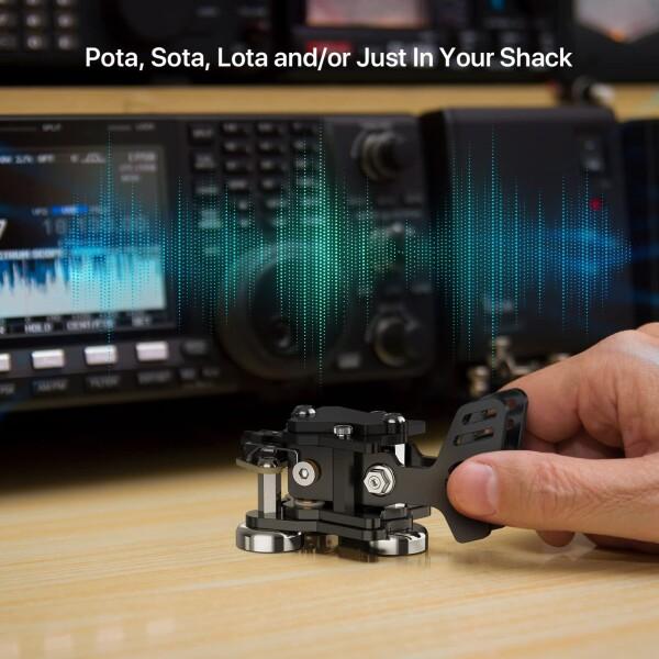 PUTIKEEGアマチュア無線電鍵 モールス信号の練習機-ラジオHAM送信電信