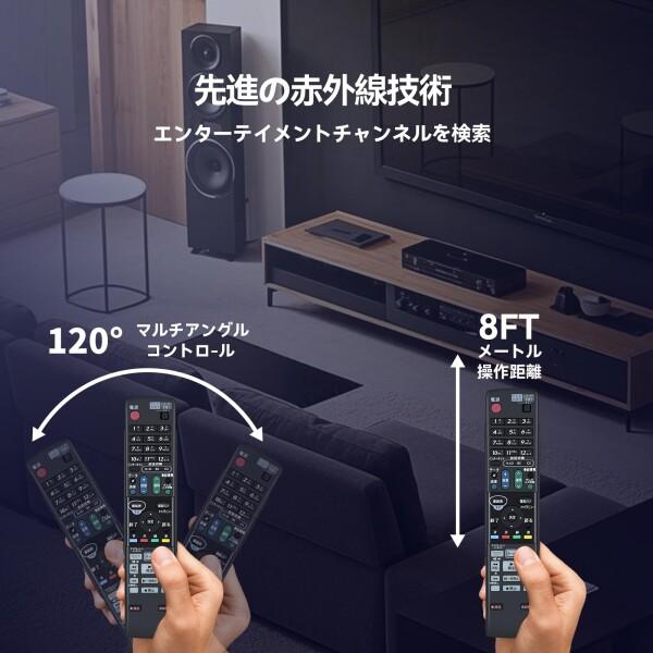 ブルーレイレコーダーリモコン GA955PA for SHARP シャープリモコン