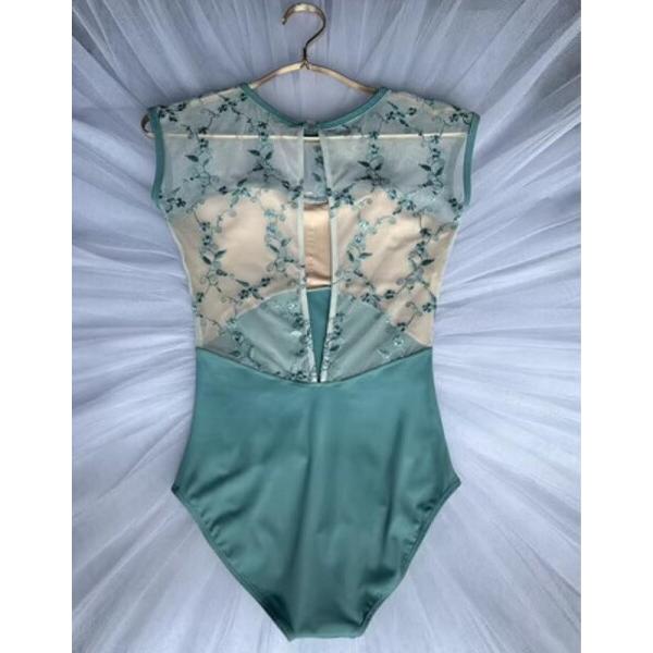 プロダンス) ProDance 花柄 ロングスリーブ お洒落 バレエレオタード