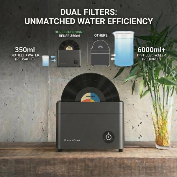 HumminGuru ハミングル HG-01 超音波式アナログレコードクリーナー