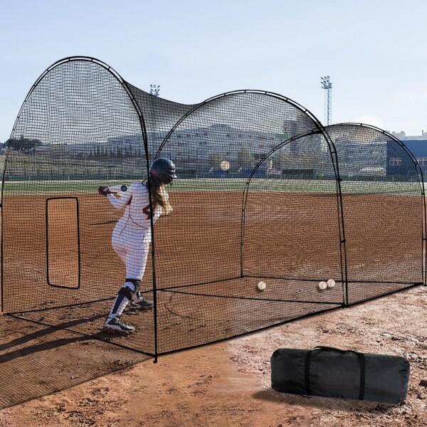 Doubleriver バッティングケージ 野球ネット 屋外 自宅 折り畳み