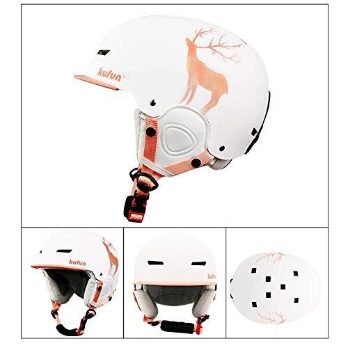 未使用品　Sサイズ５４cmスキー・スノーボード用バイザー付き（外れる）ヘルメット kufun スキー ヘルメット スノーボード キッズ スノボ バイザー 子供