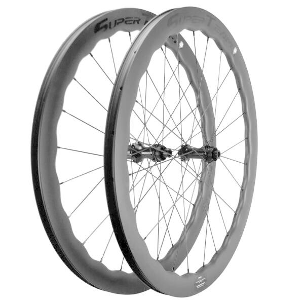 SUPER TEAM カーボン ホイール 30mm ディスク ブレーキ SUPERTEAM 30/40/45/55mmデプスカーボンロードバイクディスクブレーキ