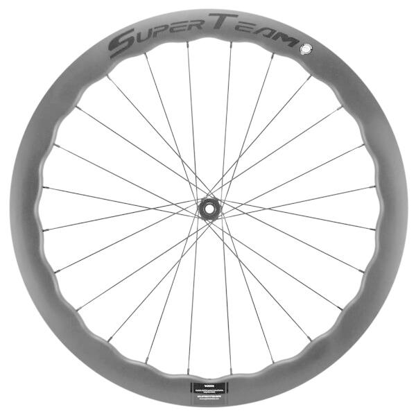 SUPERTEAMカーボンチューブレスホイール700Cディスクブレーキロード