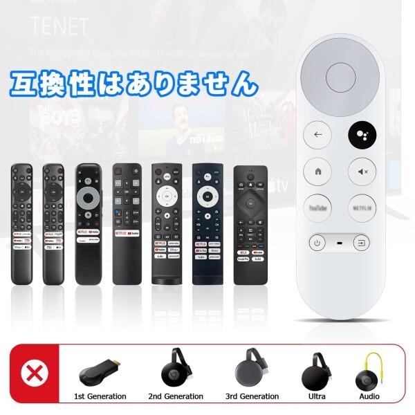Chromecast With Google 替えリモコン 音声操作対応 G9N9N/GA01919-JP