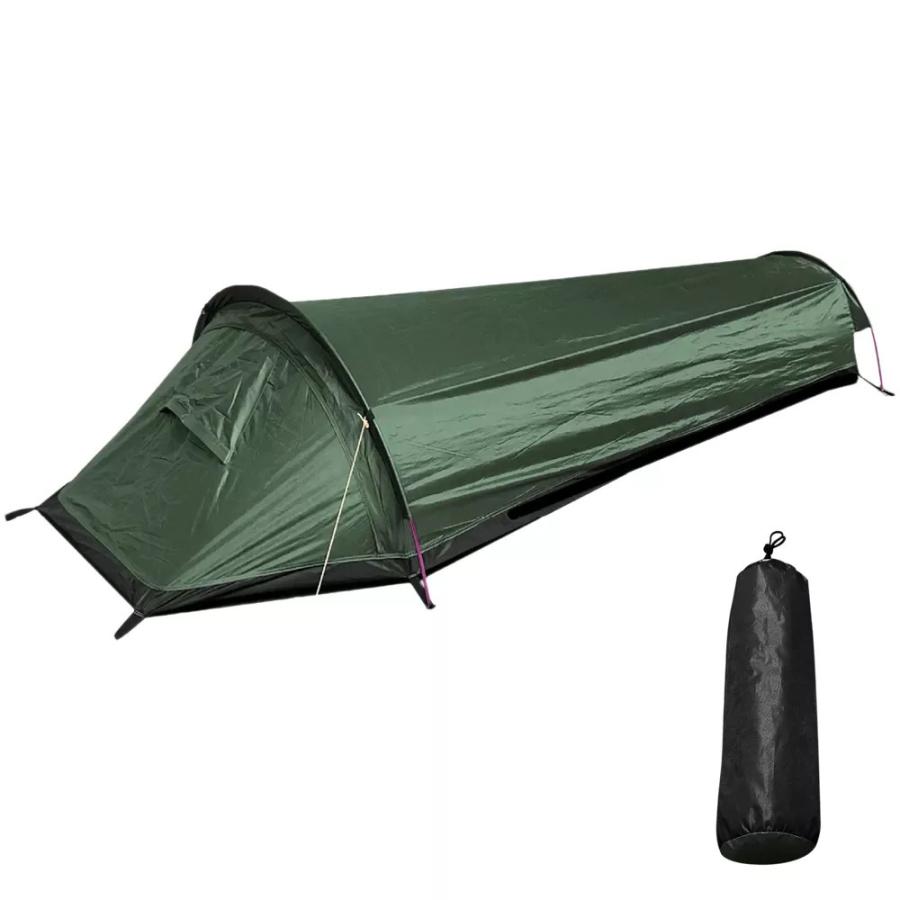 アウトドアキャンプバックパッキング暖かい防水テント屋外ハイキング寝袋テント軽量一人用クライミングテント｜takamasa｜02