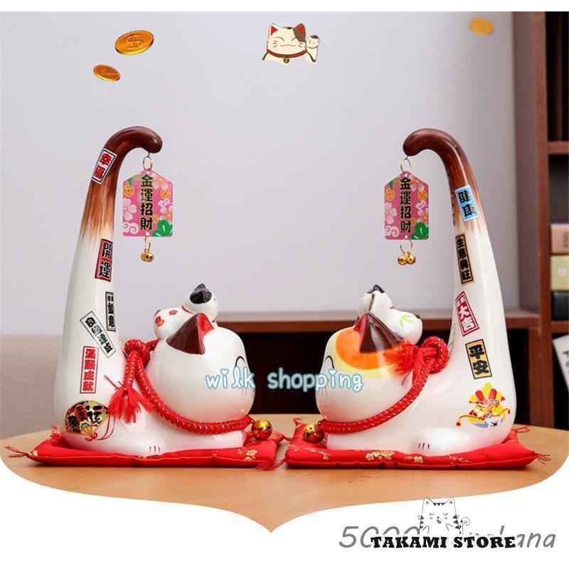 招き猫 置物 開店祝い 陶器 誕生日 商売繁盛 金運招福 千客万来