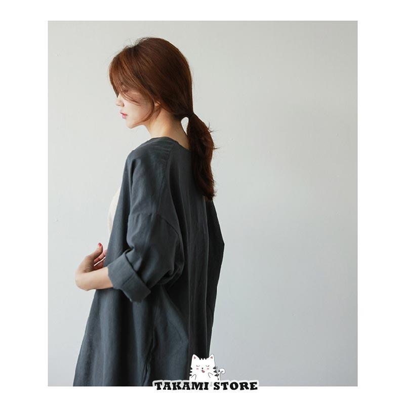 未使用タグ付✨定価３.9万　リネン混春夏向けカーディガン　薄手 takami-store_ml0207-spring110