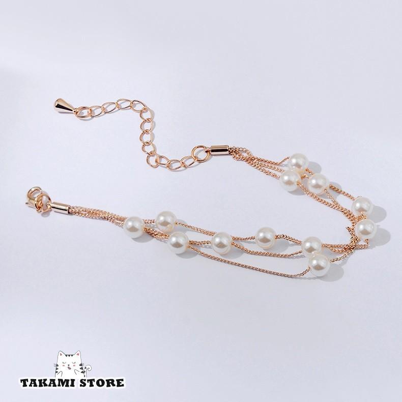 パール ブレスレット 18金 アクセサリー レディース 0920-S4127h Elsa Peretti Tiffany&Co. ティファニー バイザヤード パール