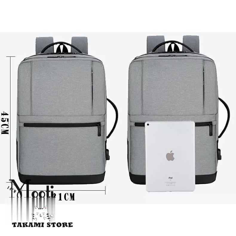 リュックサック  メンズ レディース ビジネスリュック パソコンバック USBポート付 シンプル ビジネスバック PCバック 鞄 バッグ 男女兼用 通勤｜takami-store｜16