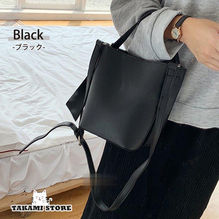 ショルダーバッグ ハンドバッグ ポーチ 紐付き3点セット レディース