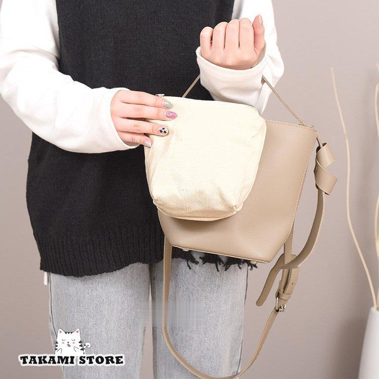 ※未使用※ テチチ２WAYハンドバッグ　ショルダー付 ショルダーバッグ ハンドバッグ ポーチ 紐付き3点セット レディース