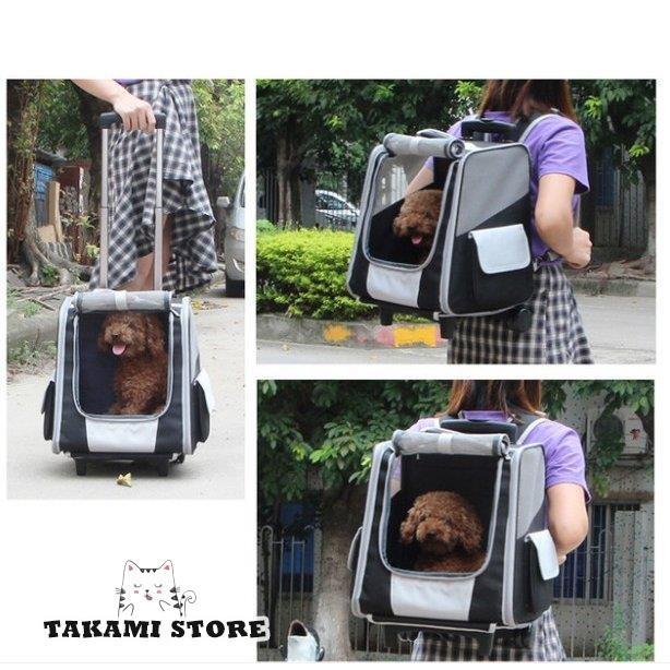 犬猫用ペットキャリーバッグ リュック 4in1多機能 ペットキャリー
