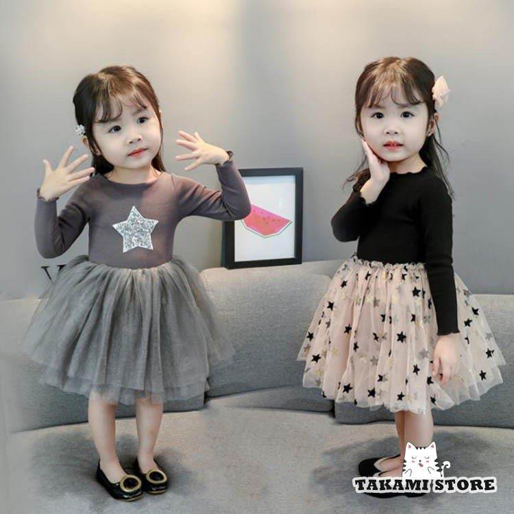 子供 ドレス 韓国子供服 春秋 子供 ワンピース 女の子 子供 キッズ フォーマルワンピース 星柄 可愛い Sf0519 Kiddress593 タカミストア 通販 Yahoo ショッピング