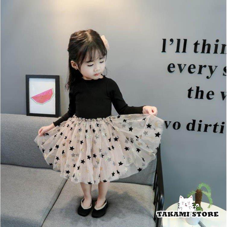 子供 ドレス 韓国子供服 春秋 子供 ワンピース 女の子 子供 キッズ フォーマルワンピース 星柄 可愛い 魅力的な価格