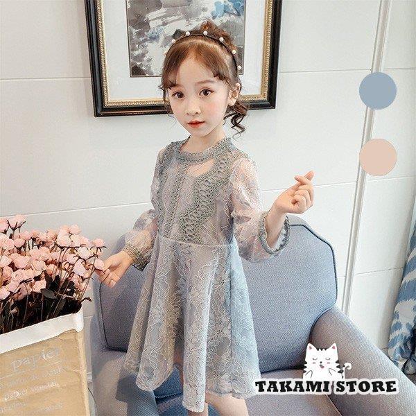 ドレス　子供　発表会　結婚式　子ども　レースワンピース　 お呼ばれ/ピアノ演奏会 子供ドレス ドレス　子供　女の子 結婚式 発表会　新作 2色 | ブランド登録なし