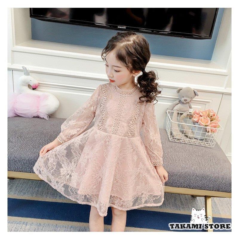 ドレス　子供　発表会　結婚式　子ども　レースワンピース　 お呼ばれ/ピアノ演奏会 子供ドレス ドレス　子供　女の子 結婚式 発表会　新作 2色 | ブランド登録なし | 05