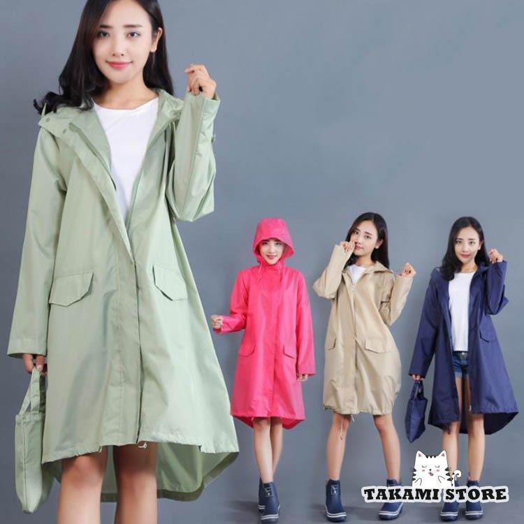 21年最新海外 タカミストア8色 レインコート レディース レインウェア かっぱ 雨具 A
