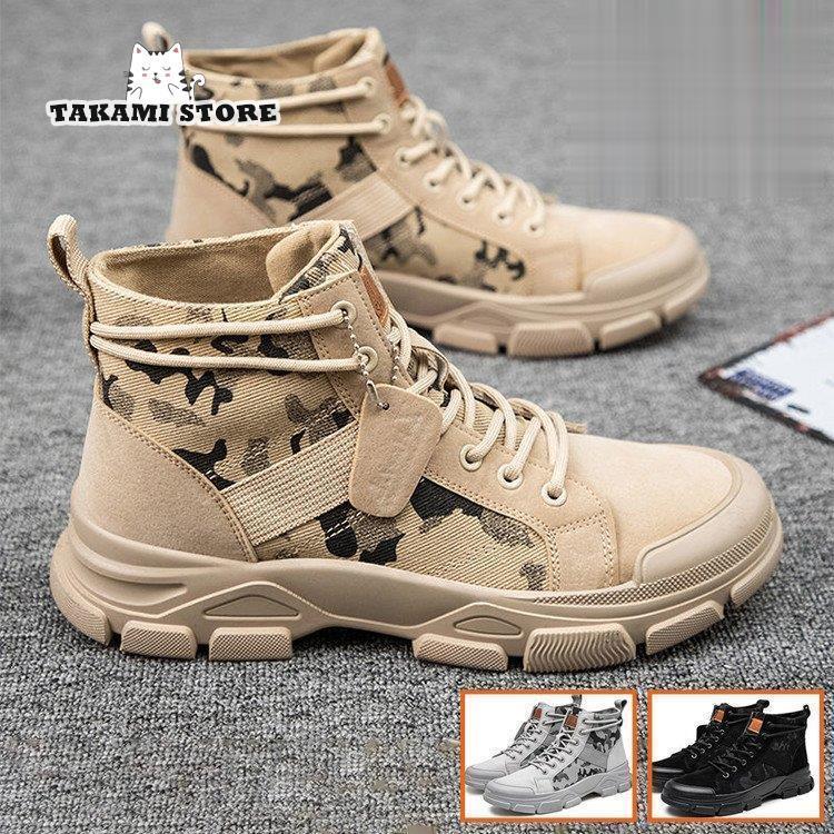 メンズブーツ 防寒 レザーシューズ アウトドアカジュアルブーツ男性靴 ショートブーツ レザーブーツ 秋冬靴