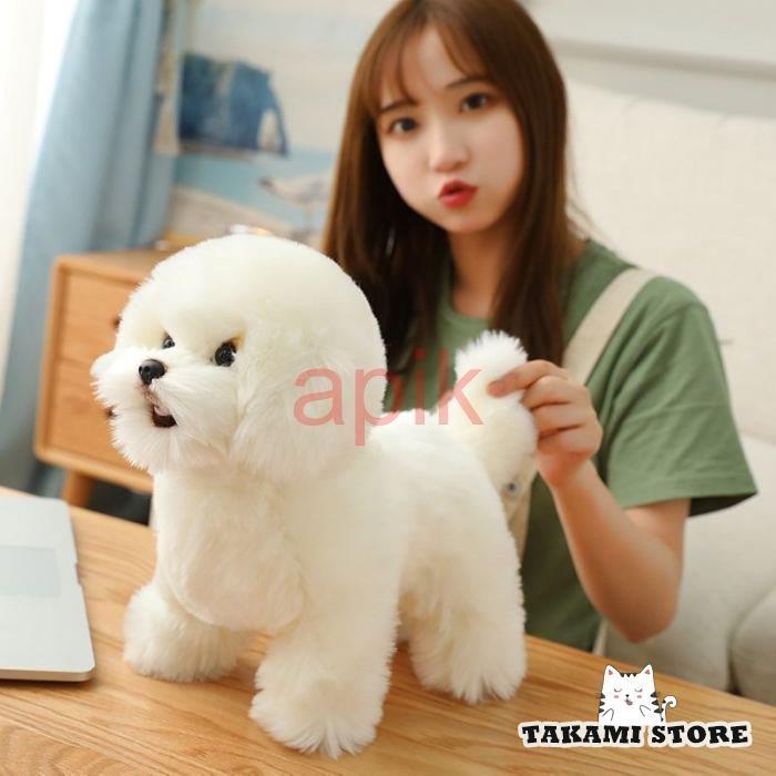 ぬいぐるみ ビションフリーゼ いぬ 犬 リアル かわいい 手触り