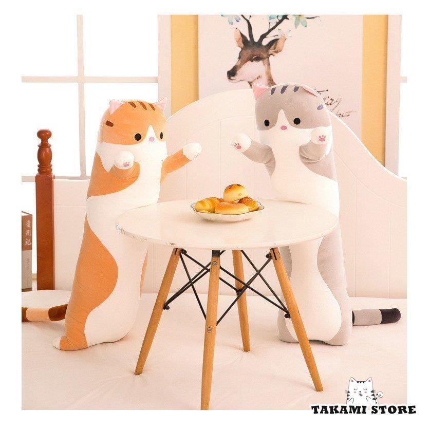 猫 ぬいぐるみ 添い寝枕 円柱 抱き枕 おもちゃ 70-150cm 可愛い ぐるみ