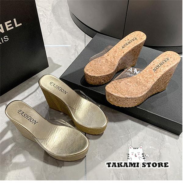 サンダル レディース クリア厚底サンダル スリッパ 歩きやすい