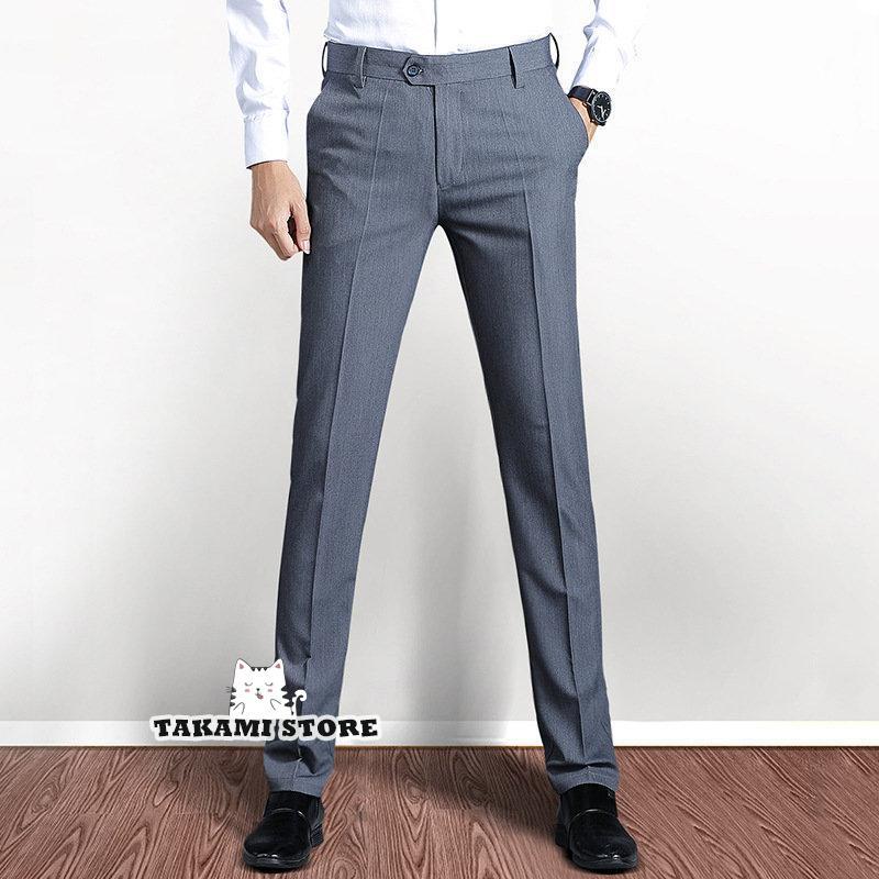 スラックス メンズ ビジネスパンツ 春夏用 洗濯 洗える