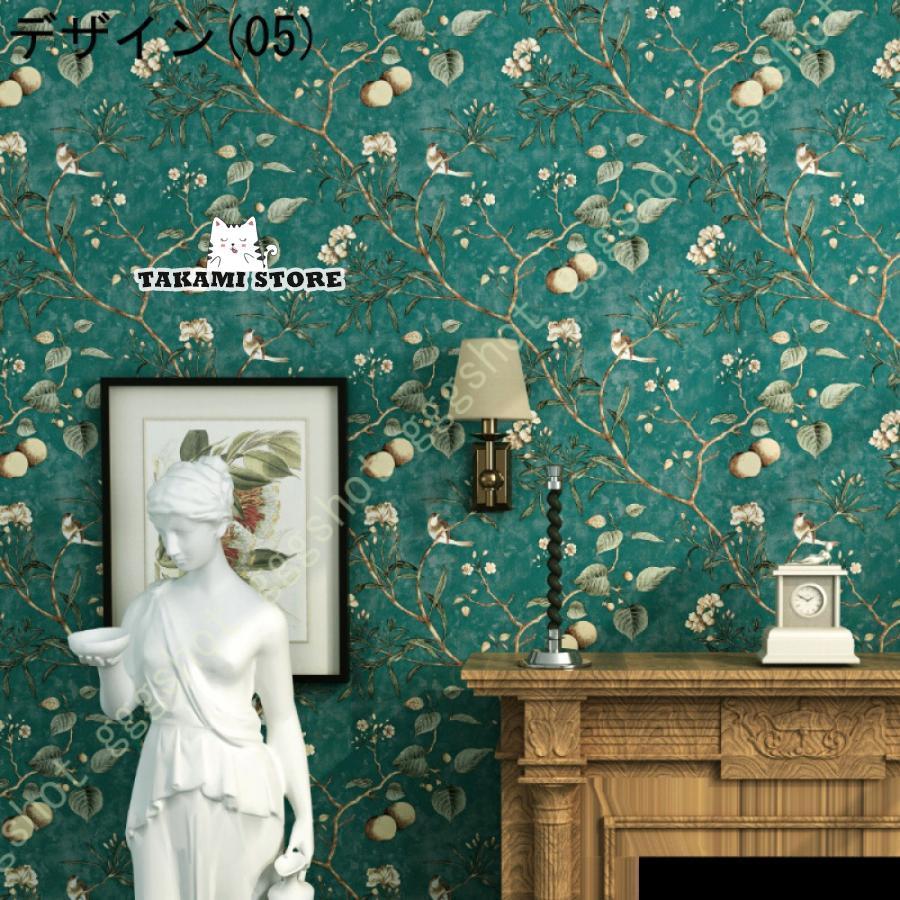 天然ヤマメ 剥製 壁掛け アンティーク 約30cm 壁紙シール 花柄 アンティーク風 はがせる壁紙 耐熱 防油