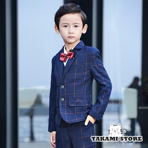 スーツ 男の子スーツ セットアップ 5点セット キッズ 男子