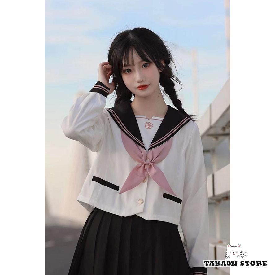 セーラー服 卒業式 女の子 制服 学生制服 3点セット 長袖 女子