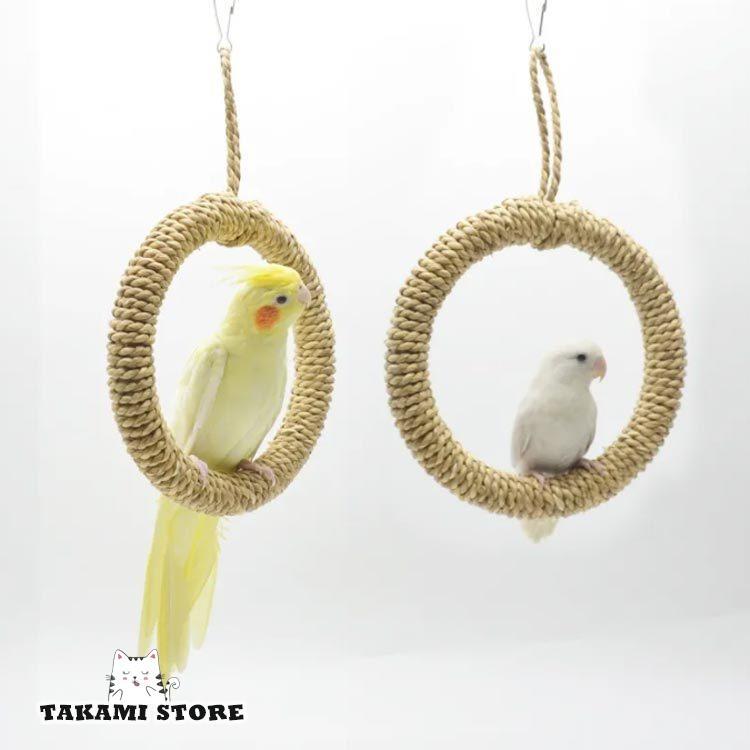 マルティグラス　泊まり木の小鳥　吊り下げ用 マルティグラス 泊まり木の小鳥 吊り下げ用