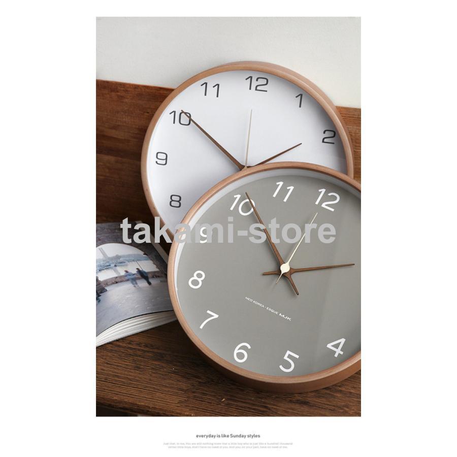 壁掛け時計 木製 時計 壁掛け おしゃれ 30cm 大 ウォールクロック アンティーク 和風 雰囲気 数字 文字盤 大きい 時計 誕生日 結婚式  プレゼント ギフト :takami1128-watch14:タカミストア 通販 