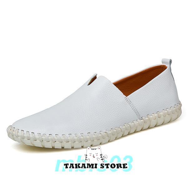 ホワイト スリッポン ローファー ギンザワシントン 銀座ワシントン WASHINGTON スリッポン