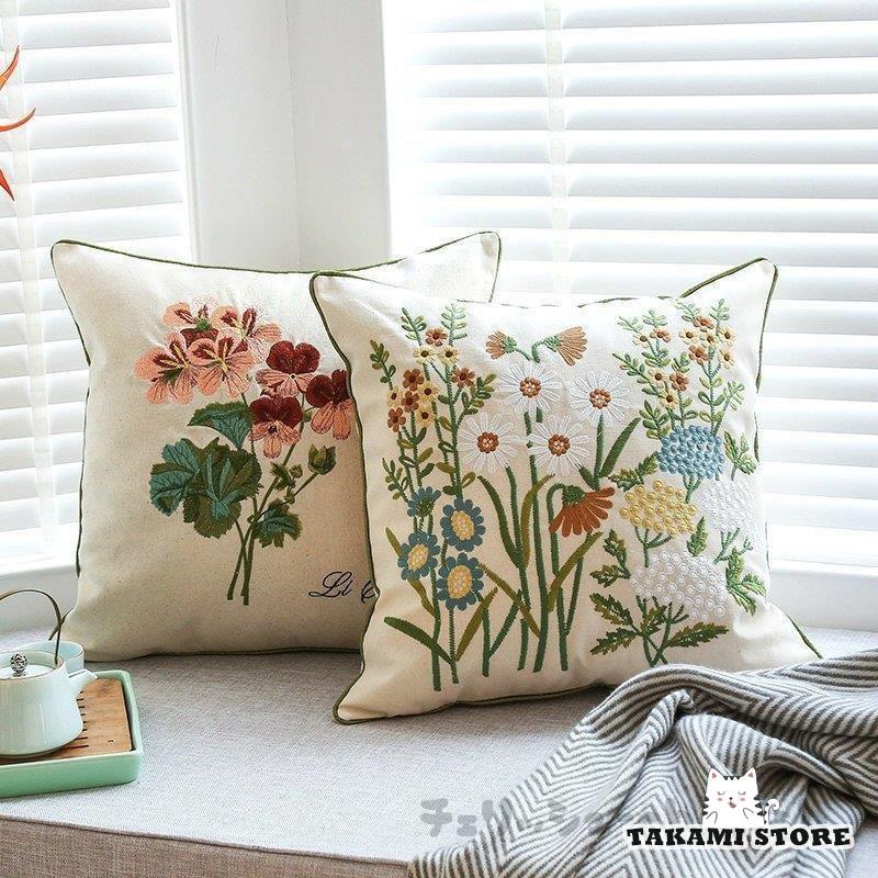 北欧クッションカバー Woodnotesウッドノーツ/ white/black 北欧