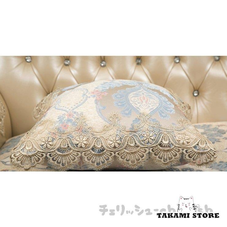 送料無料】クッションカバー カバーのみ 北欧 50×50cm おしゃれ レース