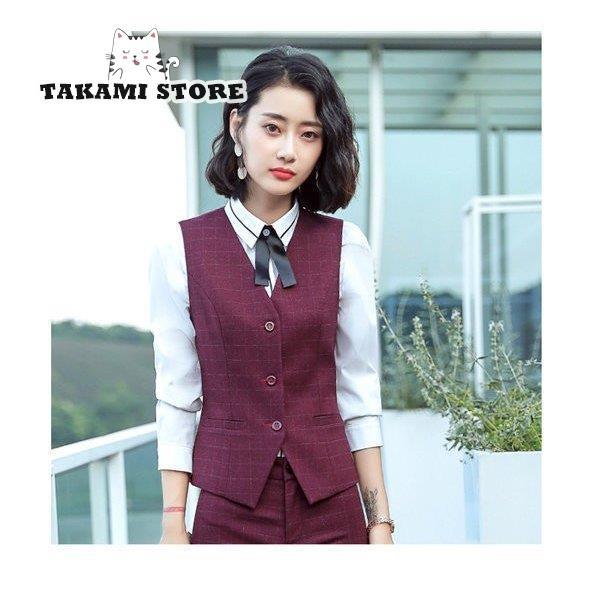 事務服一式(スカート、ベスト、ジャケット) 事務服 ベストスーツ セットスカート/オールシーズン /オフィス