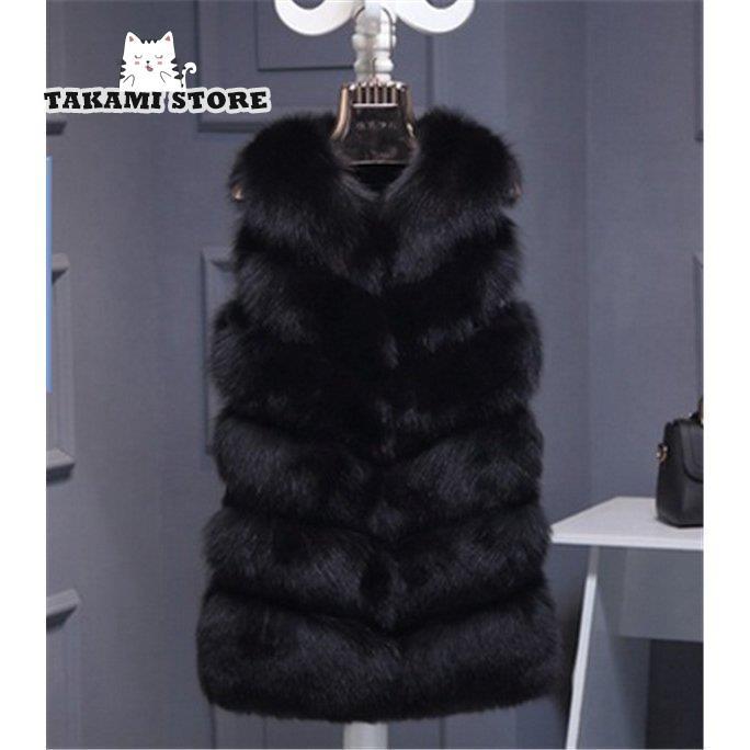 毛皮ベスト ファーベスト レディース アウター ジャケット 毛皮