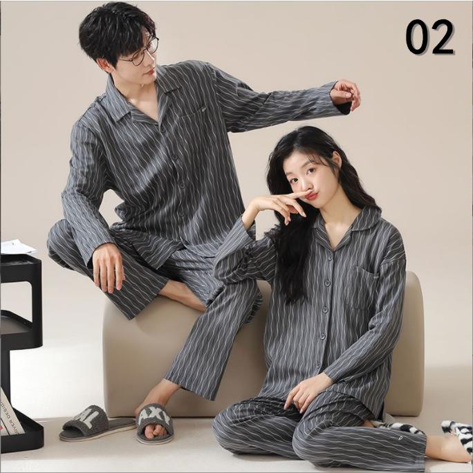 カップルパジャマ ペアパジャマ 春夏秋冬 長袖ルームウェア カップルパジャマ ペアパジャマ 春夏秋冬 長袖ルームウェア