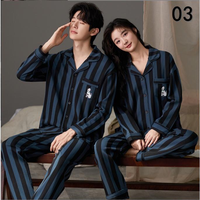カップルパジャマ ペアパジャマ 春夏秋冬 長袖ルームウェア カップルパジャマ ペアパジャマ 春夏秋冬 長袖ルームウェア