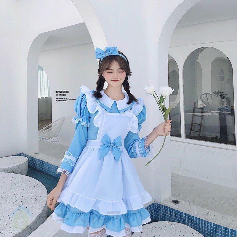 コスプレ 仮装 ダークアリス 衣装 メイド服 学園祭 ロリゴシック Ⅲ