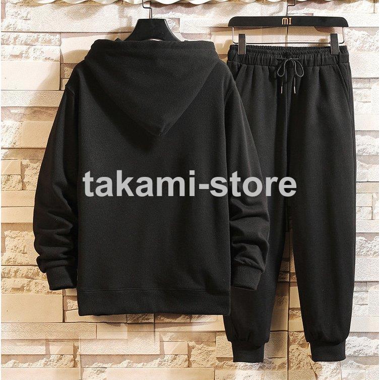メンズ 上下セット セットアップ メンズ Tシャツ ジョガーパンツ スポーツウェア 部屋着 セットアップ 春 夏 ブラック ホワイト メンズ 2色 セットアップ メンズ スウェット 上下セット パーカー 秋 長袖