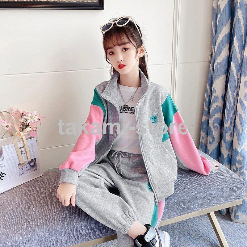 子供服 キッズ ジャージ セットアップ 女の子 男の子 ジュニア