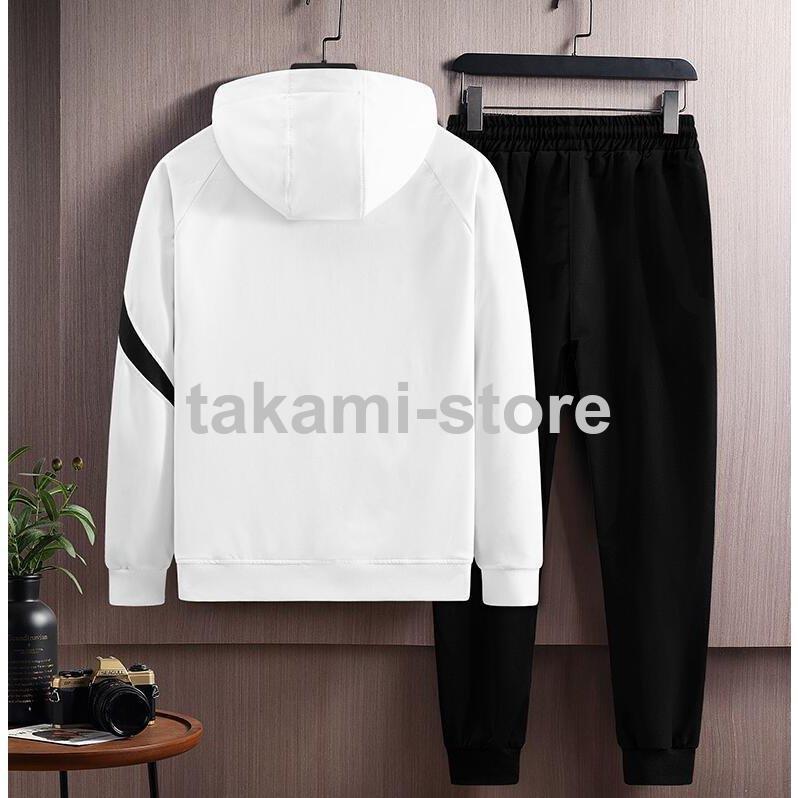 上下 2点セット メンズ セットアップ 大きいサイズ 長袖 パーカー
