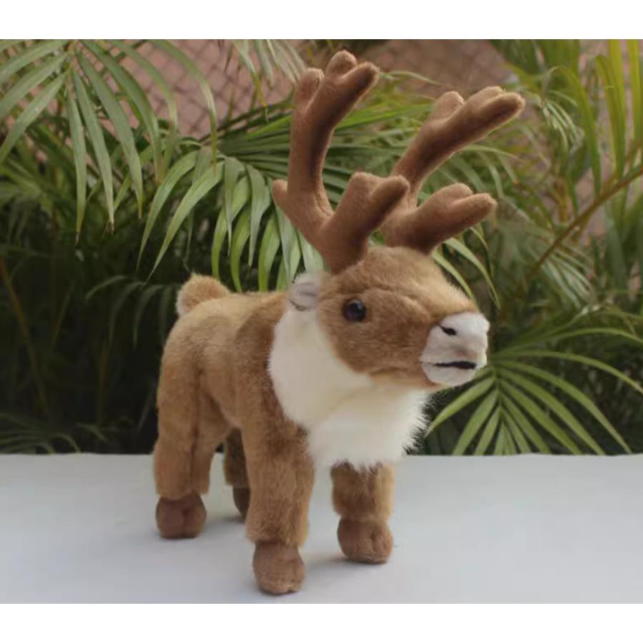 ぬいぐるみ 22cmもふもふ トナカイ クリスマス 茶色 グッズ