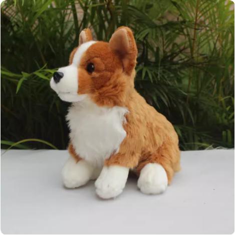 ぬいぐるみ 犬 もふもふ コーギー 茶色 グッズ クッション わんちゃん