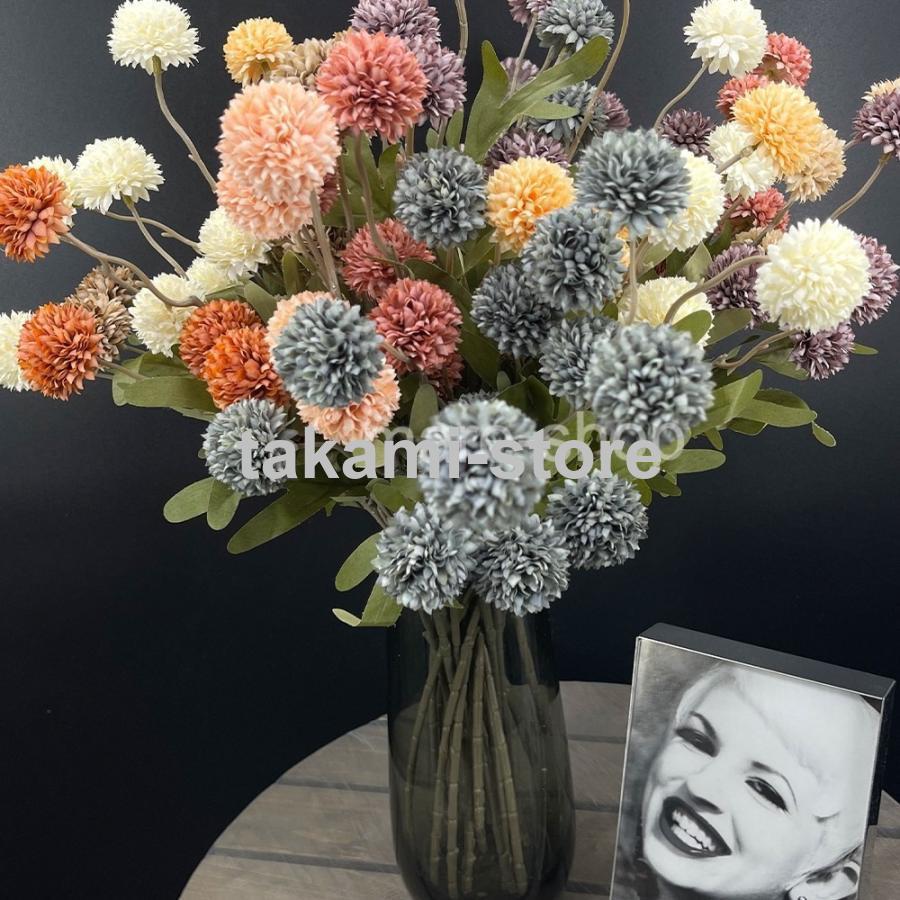 花束 アレンジメント タンポポ ブーケ シルク 人工 造花 花 植物 結婚